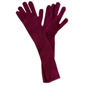 UGG Womens Luxe Knit Long Gloves Port